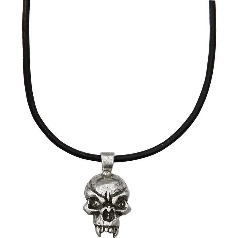 01-Fpp + 02-Bln22 Fang Skull Pendant Necklace Set – Schmuckatelli Dual-Component Jewelry 1