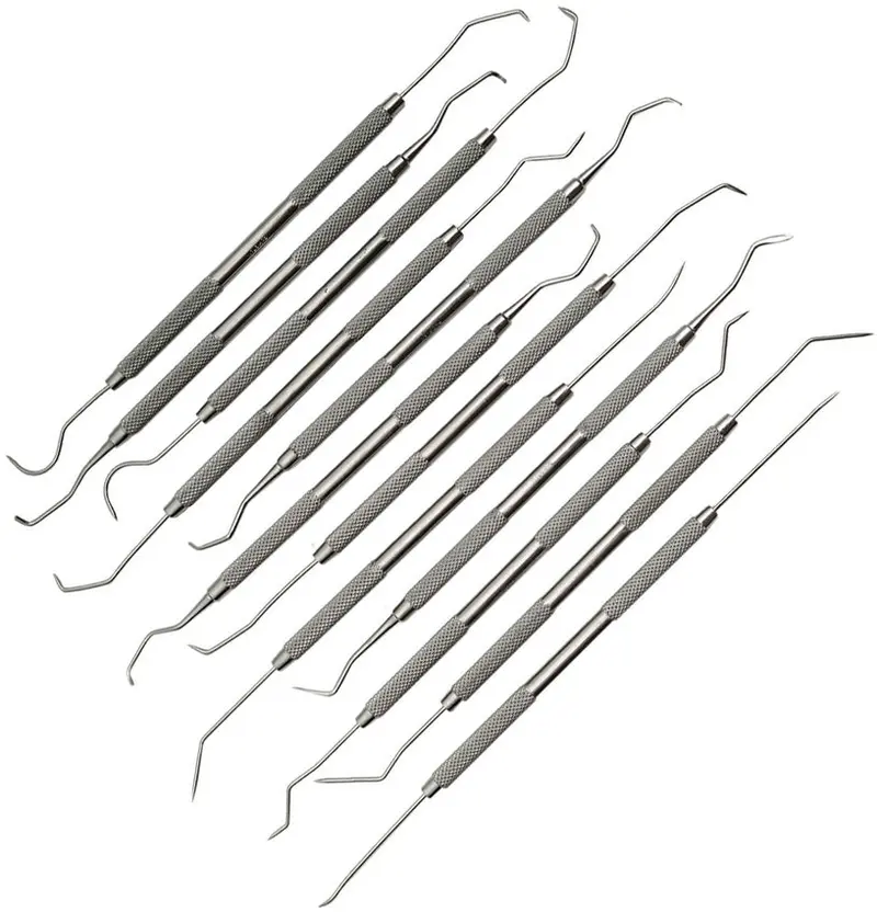 12-Piece Pakistan Dental Pick Set – Assorted Professional Tools (Model 100327-12) 1