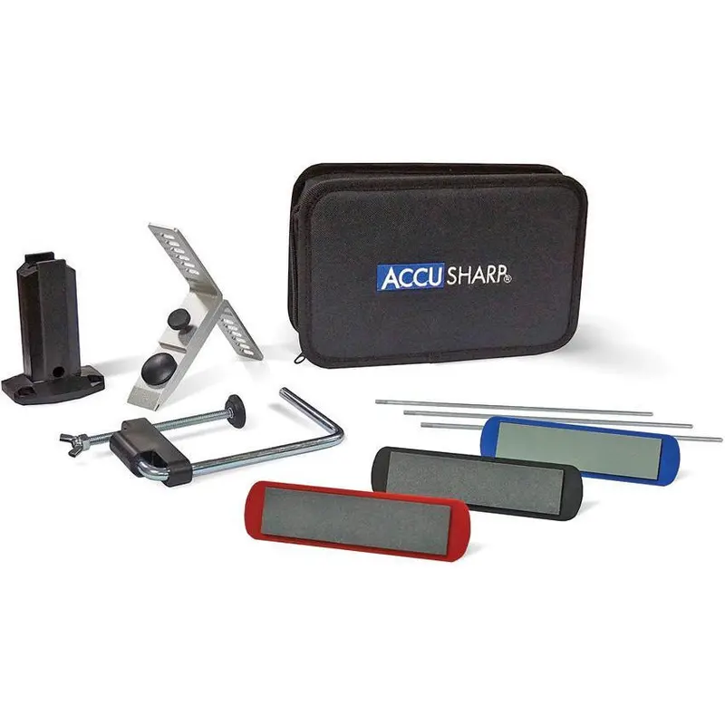Accusharp 060C Three-Stage Precision Sharpening Stone Kit 1