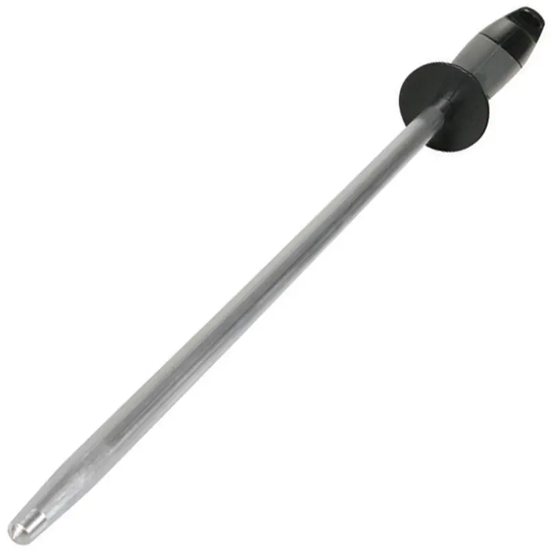 Accusharp 14-Inch Traditional Butcher Steel – Stainless Steel Honing Rod For Knives 1