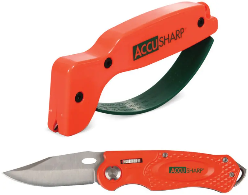 Accusharp Adjustable Wheel Lock With Built-In Sharpener – Model 043C 1
