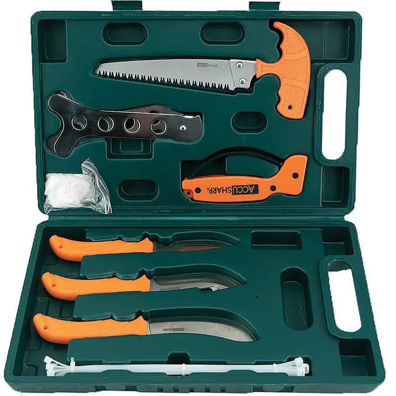 Accusharp Game Processing Field Kit – Complete Butchering Set 728C 1