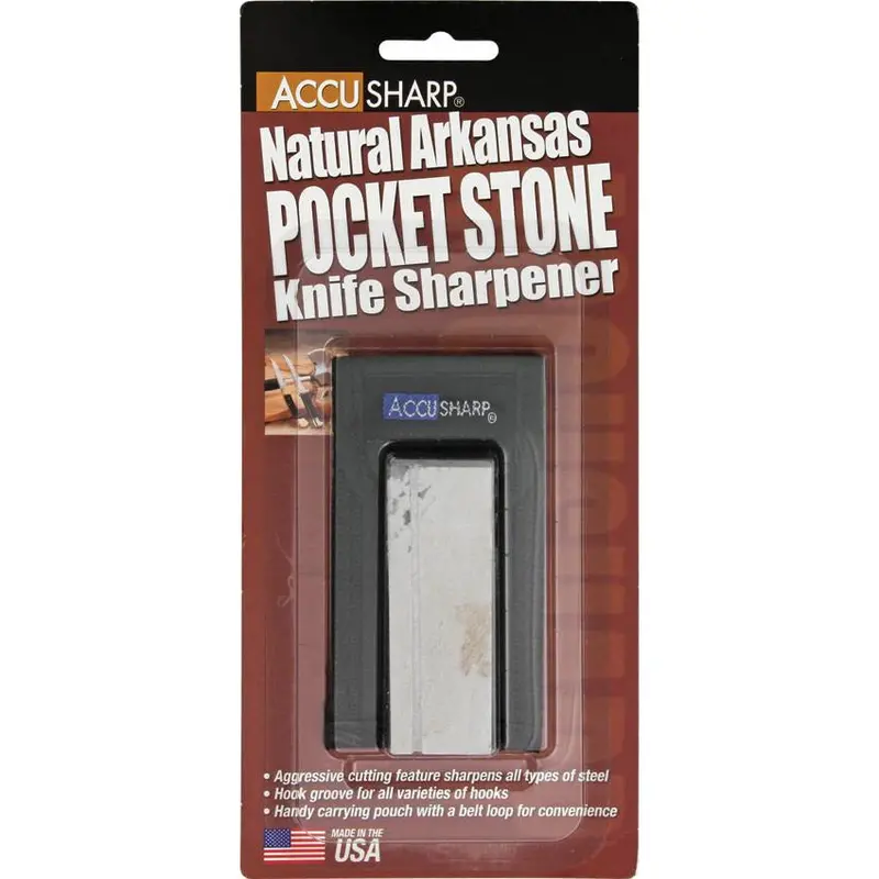 Accusharp Natural Arkansas Pocket Sharpening Stone 1