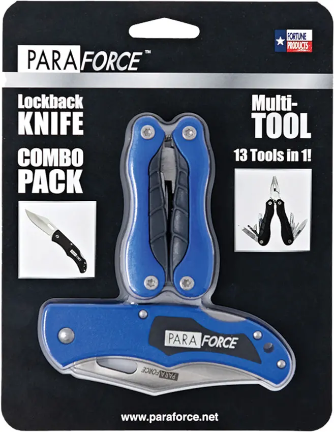 Accusharp Paraforce Lockback Paired With Multitool 815C 1
