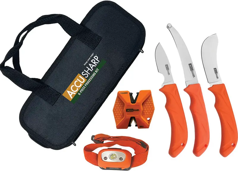 Accusharp Six-Piece Game Processing Tool Kit 738C 1
