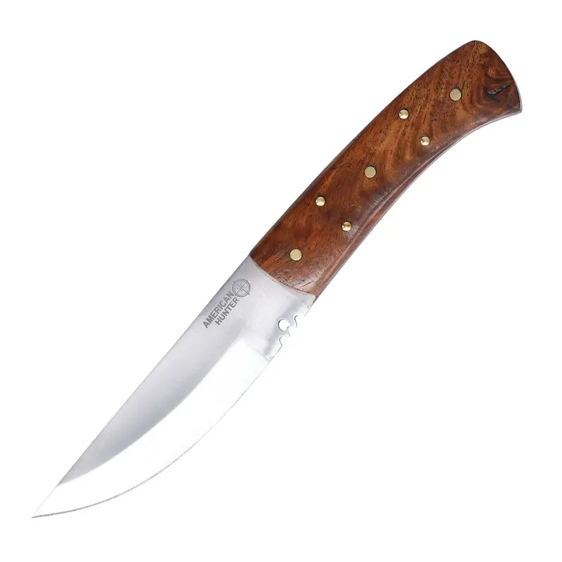American Hunter Patch Knife With Rosewood Handle – Model Ah018 / Sm1023 1