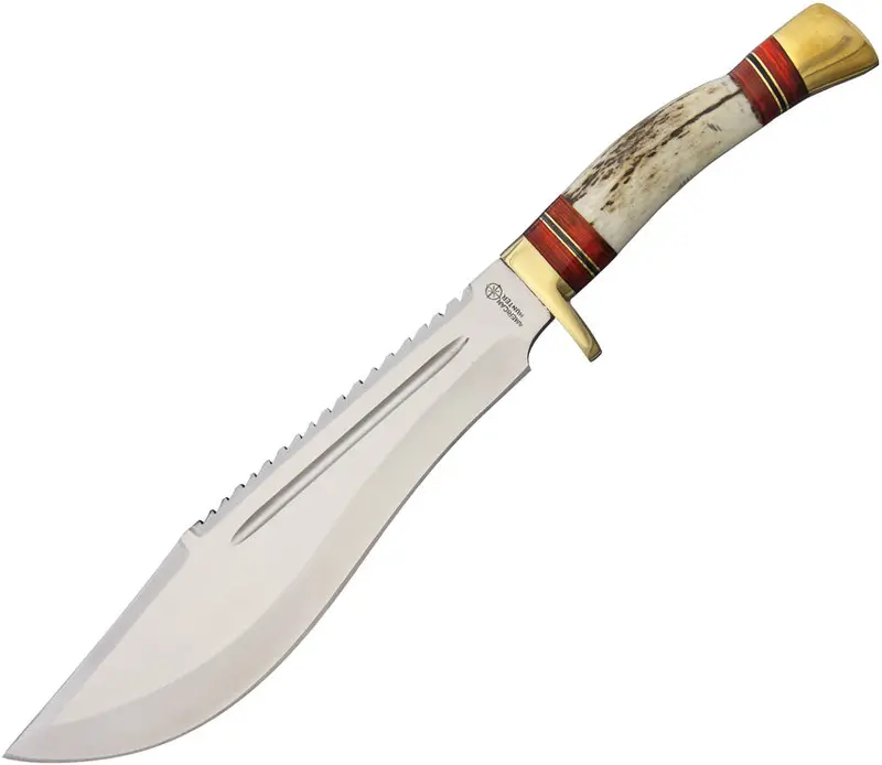 American Hunter Stag Handle Bowie Knife Ah793 1