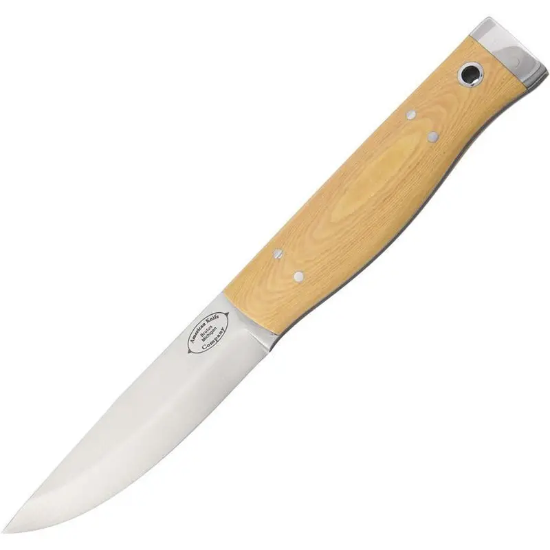 American Knife Co. Forest Series – Antique Ivory Micarta Handle Knife 1