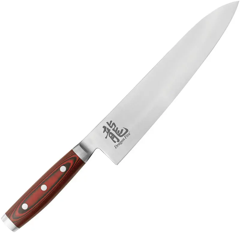 Apogee Dragon Fire 9.5-Inch Chef'S Knife – Extra-Long Precision Cutting Edge 1