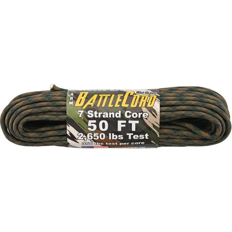 Arm Battlecord Paracord – Woodland Camo Tactical Rope Bc50C04 1