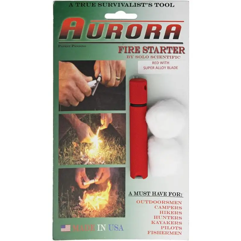 Aurora Fire Starter Super Alloy Red Handle 1