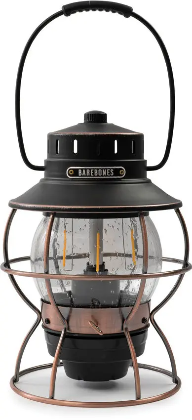 Barebones Living Classic Railroad Lantern – Matte Black (Liv-280) 1