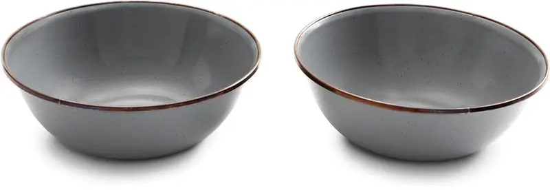 Barebones Living Enamel Bowl Set – Durable Ceramic-Coated (Bare357) 1