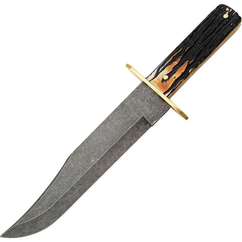 Bear & Son 502D Bowie Knife With Damascus Steel Blade 1