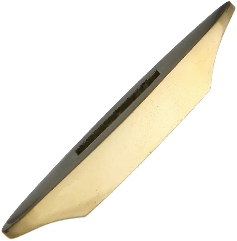 Bl-007 Double Brass Guard Component For Fixed Blades 1
