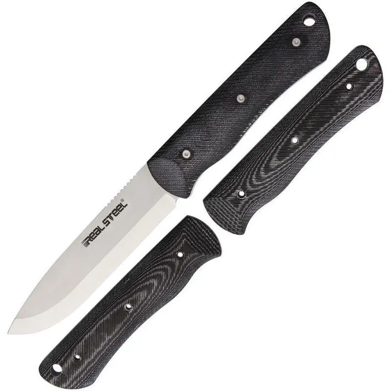 Black-And-White Bushcraft Knife Set – Real Steel Multi-Tool Outdoor Bundle 3713 1