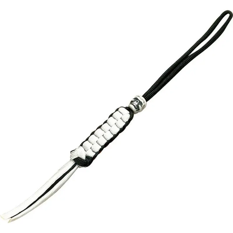 Black-And-White Paracord Lanyard – Tactical Style (Kysl0116) 1