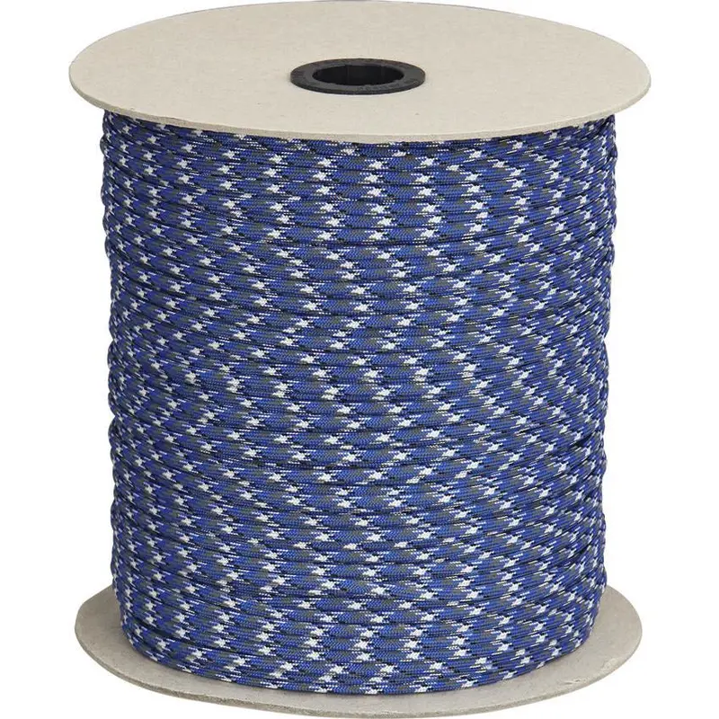 Blue Camo Paracord – Military-Style 550Lb Nylon Cord For Gear & Crafts 1