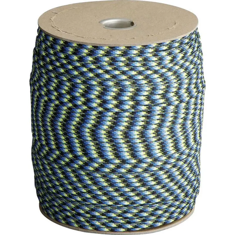 Blue Snake Pattern Paracord – 550Lb Mil-Spec Cordage 1