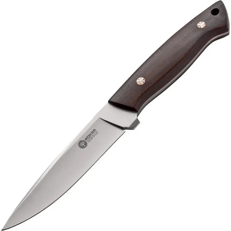 Boker Arbolito Relincho Madera – Wooden-Handled Hunting Knife 1
