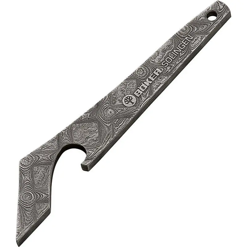 Boker Damascus Steel Bottle Opener 1