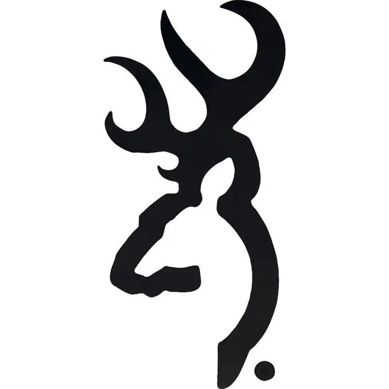 Browning Buckmark Decal – Matte Black Vinyl Sticker 3922009916 1