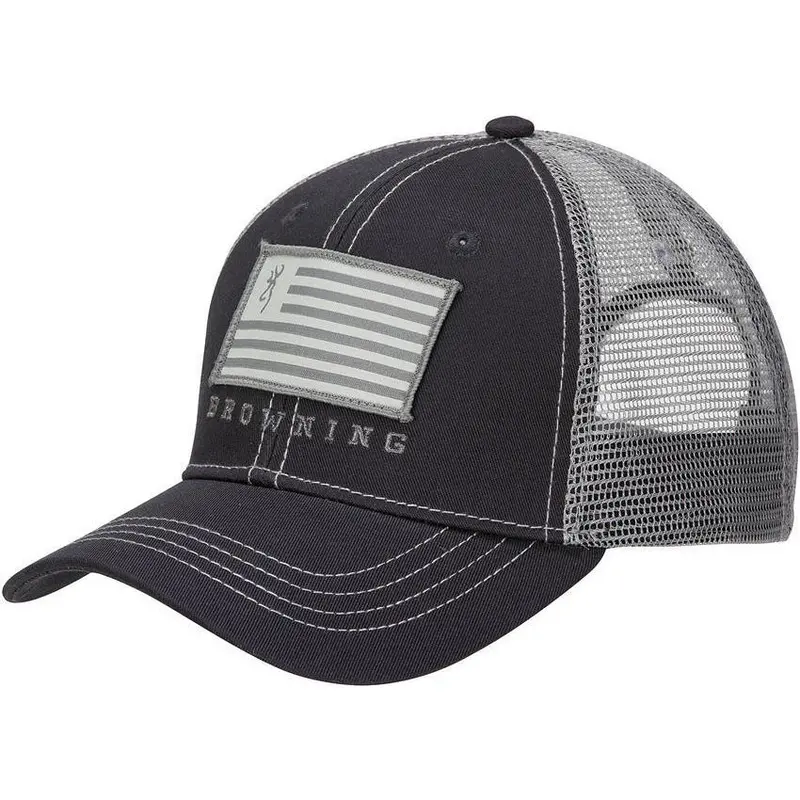 Browning Patriot Cap – Slate Gray Adjustable Hat 308017691 1