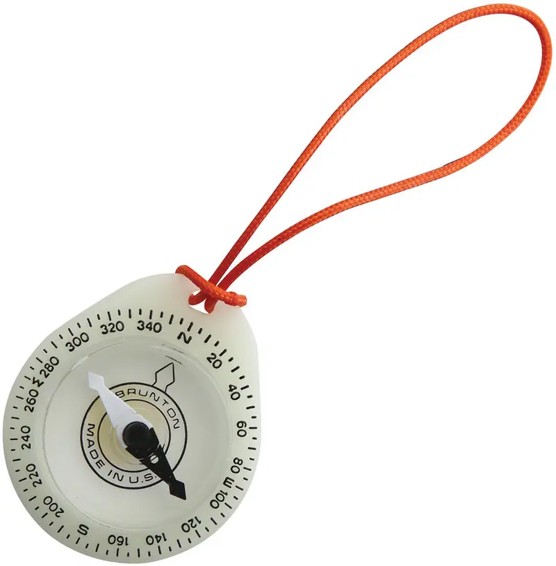 Brunton Glow-In-The-Dark Compass – Compact Orange Housing 1