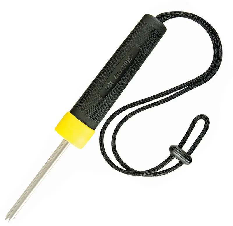 Buck Mr. Crappie Fish Scale & Hook Remover With Built-In Sharpener 1