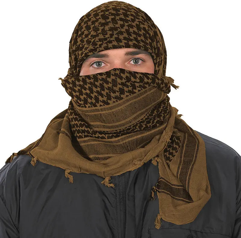 Camcon Coyote Brown & Black Shemagh Scarf – 61033 1