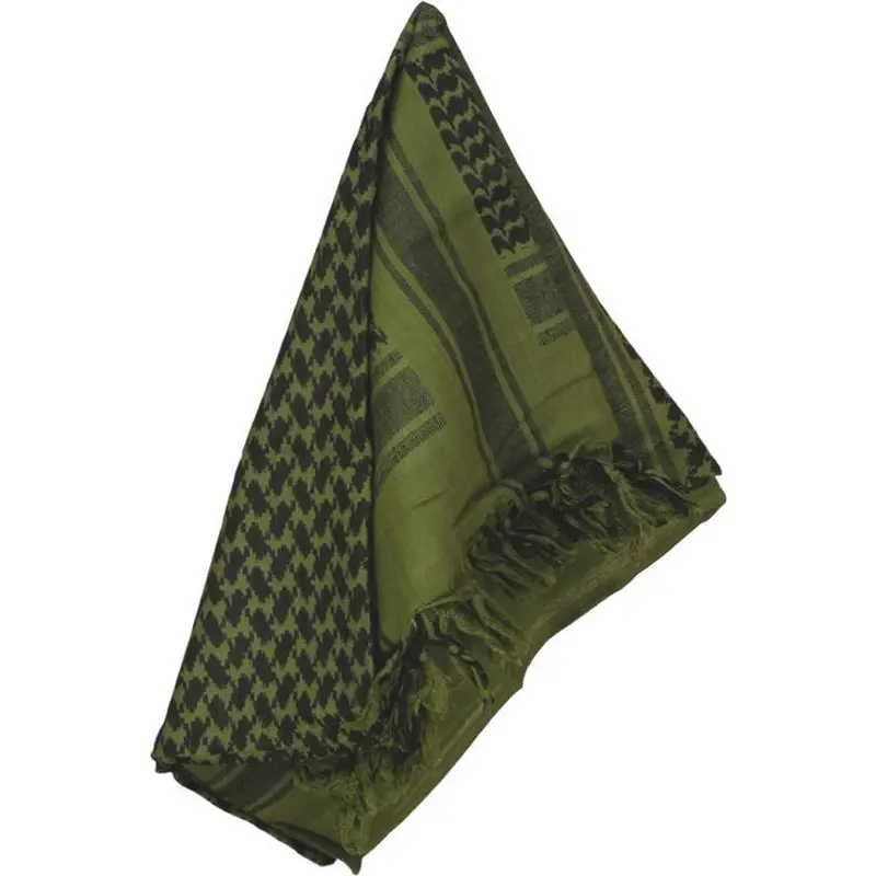 Camcon Tactical Shemagh Scarf – Olive & Black Pattern 1
