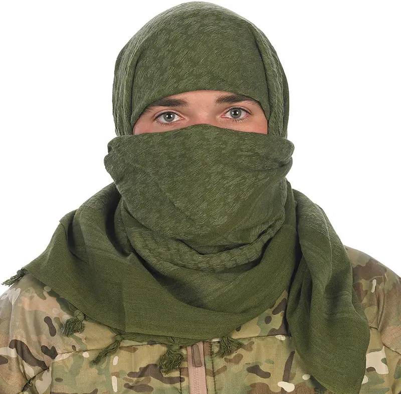 Camcon Traditional Shemagh Scarf – Olive 1