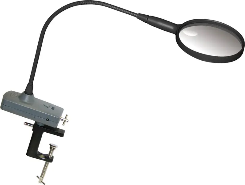 Carson Magniflex Cl65 – Flexible-Arm Led Magnifier With 6.5X Glass Lens 1