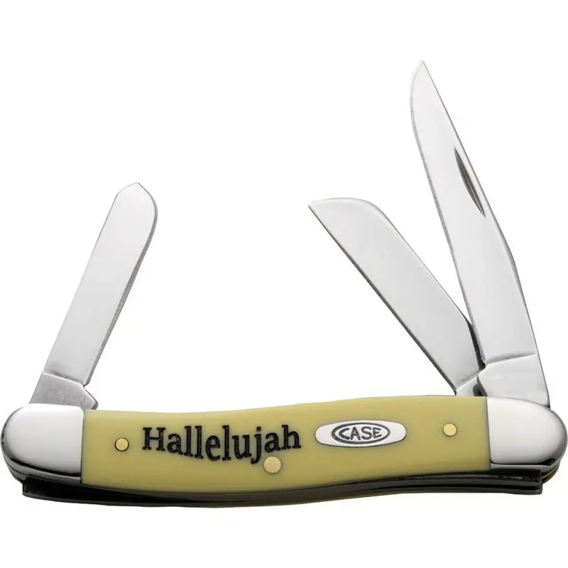Case Hallelujah Medium Stockman – Themed Triple-Blade Knife 1