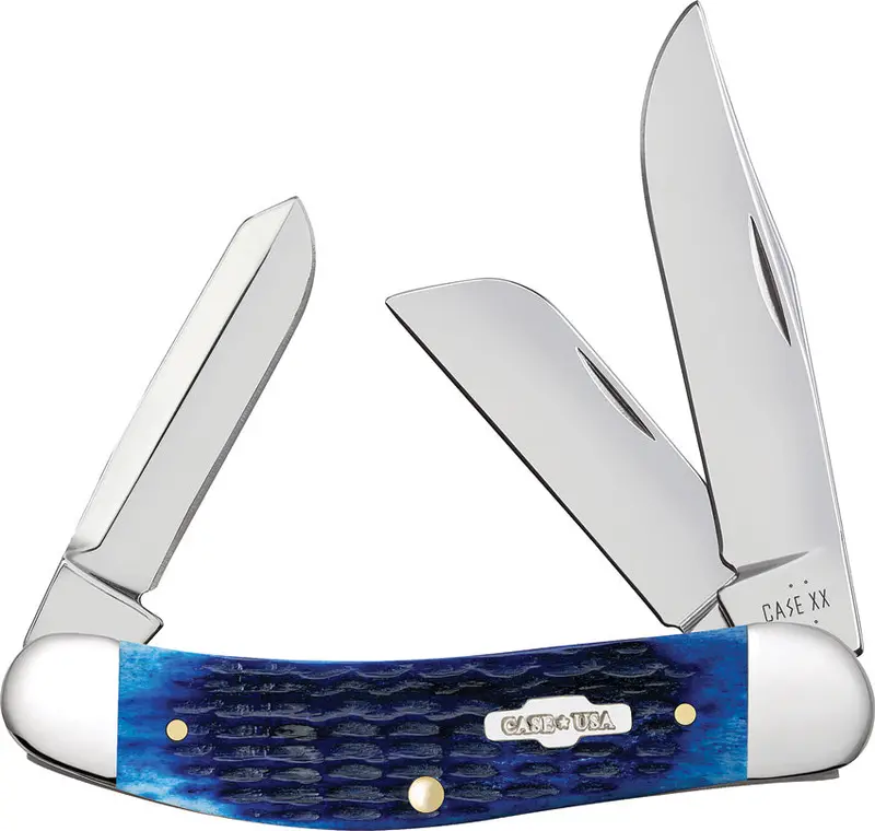 Case Sowbelly Corn Cob Knife – Blue Handle Variant 1