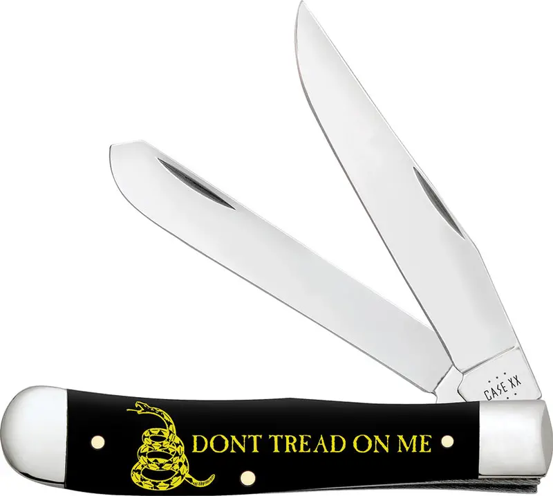 Case Trapper Pocket Knife – Black Synthetic Handle 1