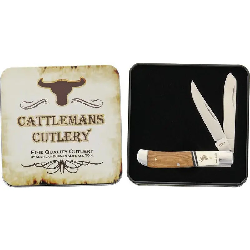 Cattleman’S Cutlery Rawhide Series Stockman – Traditional Trapper Style (Cc0008Rs-T) 1