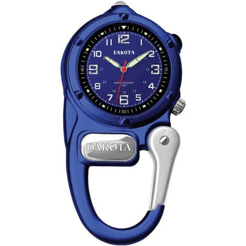 Dakota Mini Clip Microlight Watch – Blue Dial, Compact Design (38088) 1