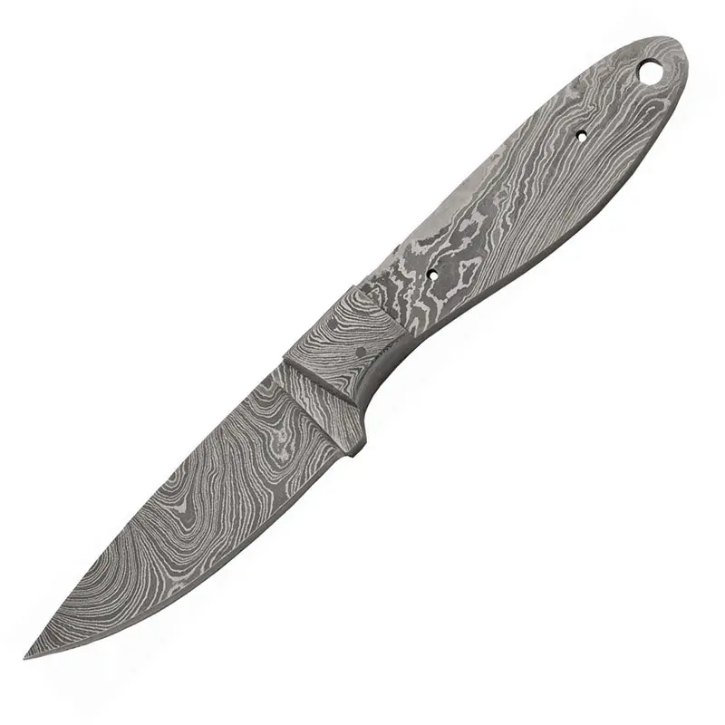 Damascus Bolster Blade Blank For Custom Knives – Bl-Dm2725 1