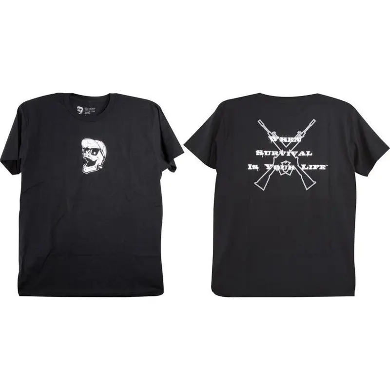 Dpx Gear Grey Guns Design T-Shirt (Style Dpggt003) 1