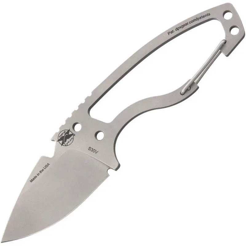 Dpx Gear Heat Hiker Knife – Sandblasted Stainless Steel Blade 1