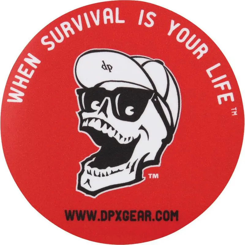 Dpx Survival-Themed Vinyl Sticker 1