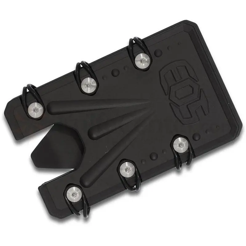 Eos Titanium 2.0 Matte Black Minimalist Wallet 1
