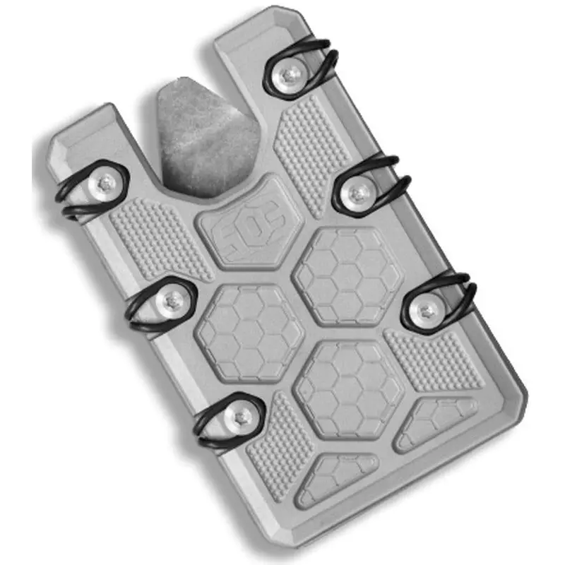 Eos Titanium 2.5 Bead-Blasted Textured Slim Wallet 1