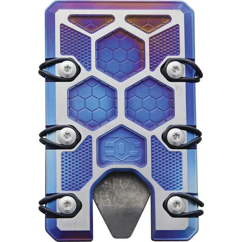 Eos Titanium 2.5 Flame-Patterned Slim Wallet 1