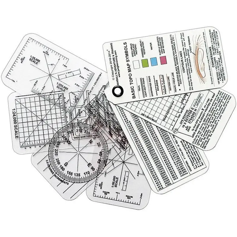 Esee Compass Navigation Cards – Compact Outdoor Aid 1