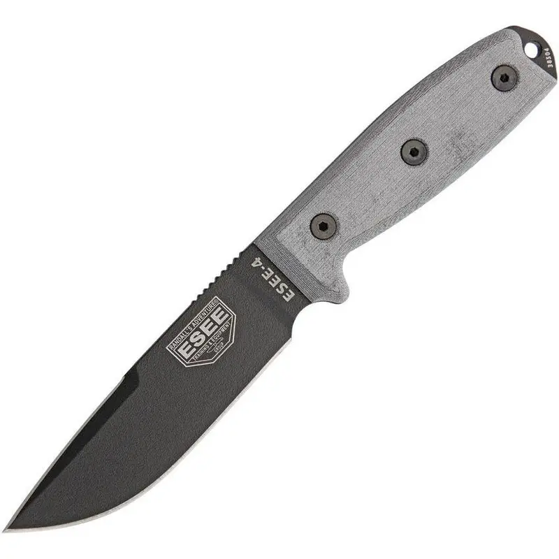 Esee Model 4 Plain Edge Fixed Blade – Carbon Steel 1