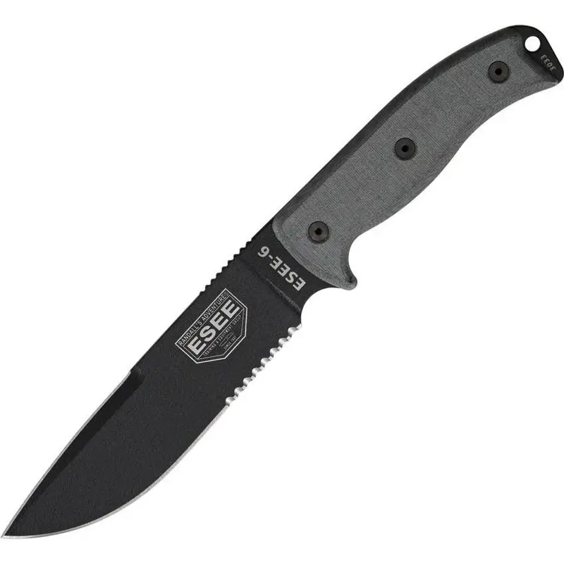 Esee Model 6 Partially Serrated Survival Blade 1