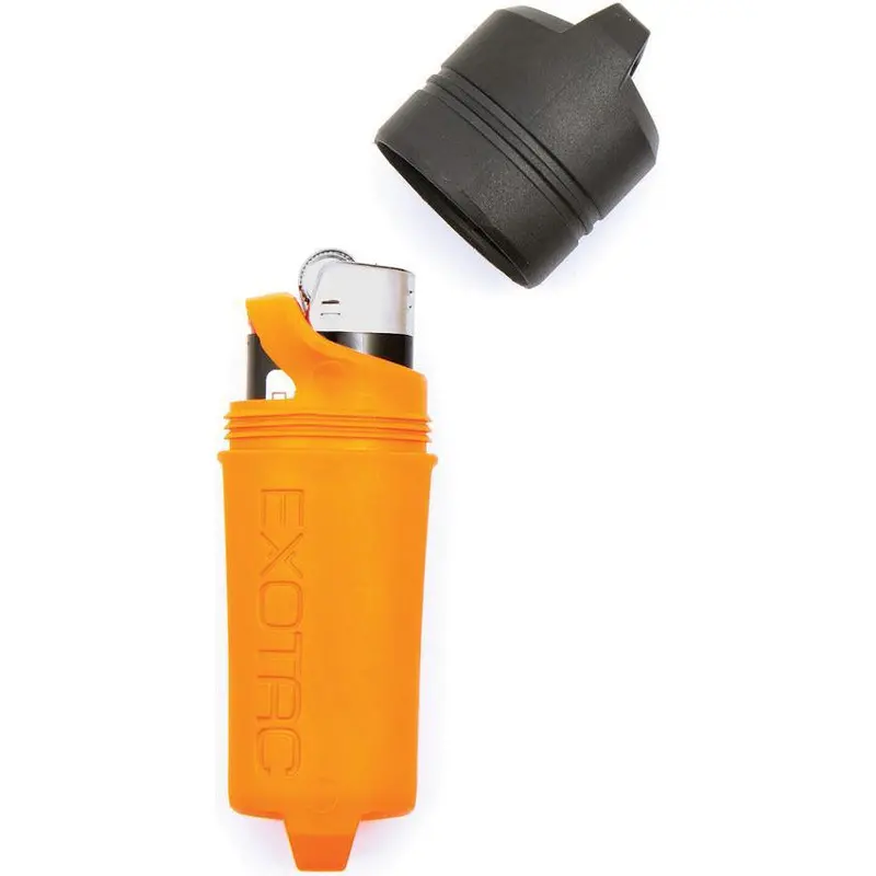 Exotac Firesleeve Lighter Case – Orange Weatherproof Storage Sleeve 1