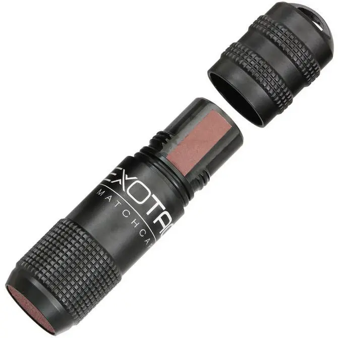 Exotac Matchcap Black Ferro Rod Ignition Cap 1
